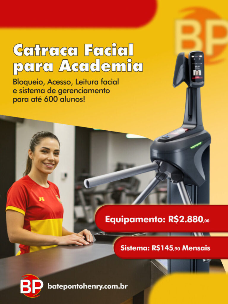 Catraca de Acesso com Sistema de Mensalidade em Natal RN