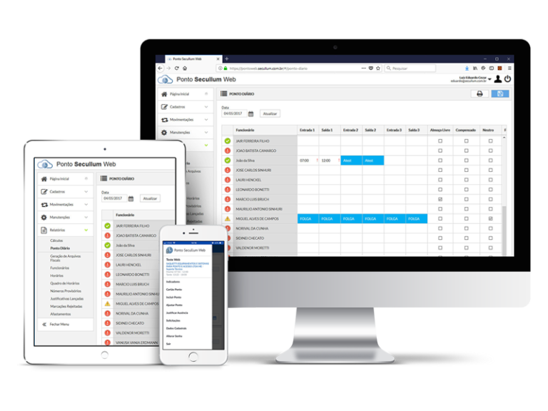 Sistema de Ponto WEB em Recife PE
